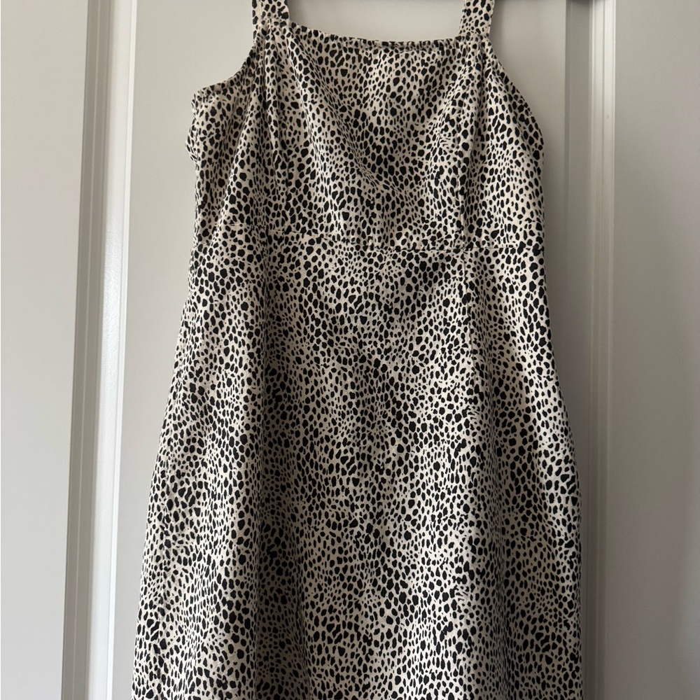 American Eagle Outfitters Black and White Animal Print Top